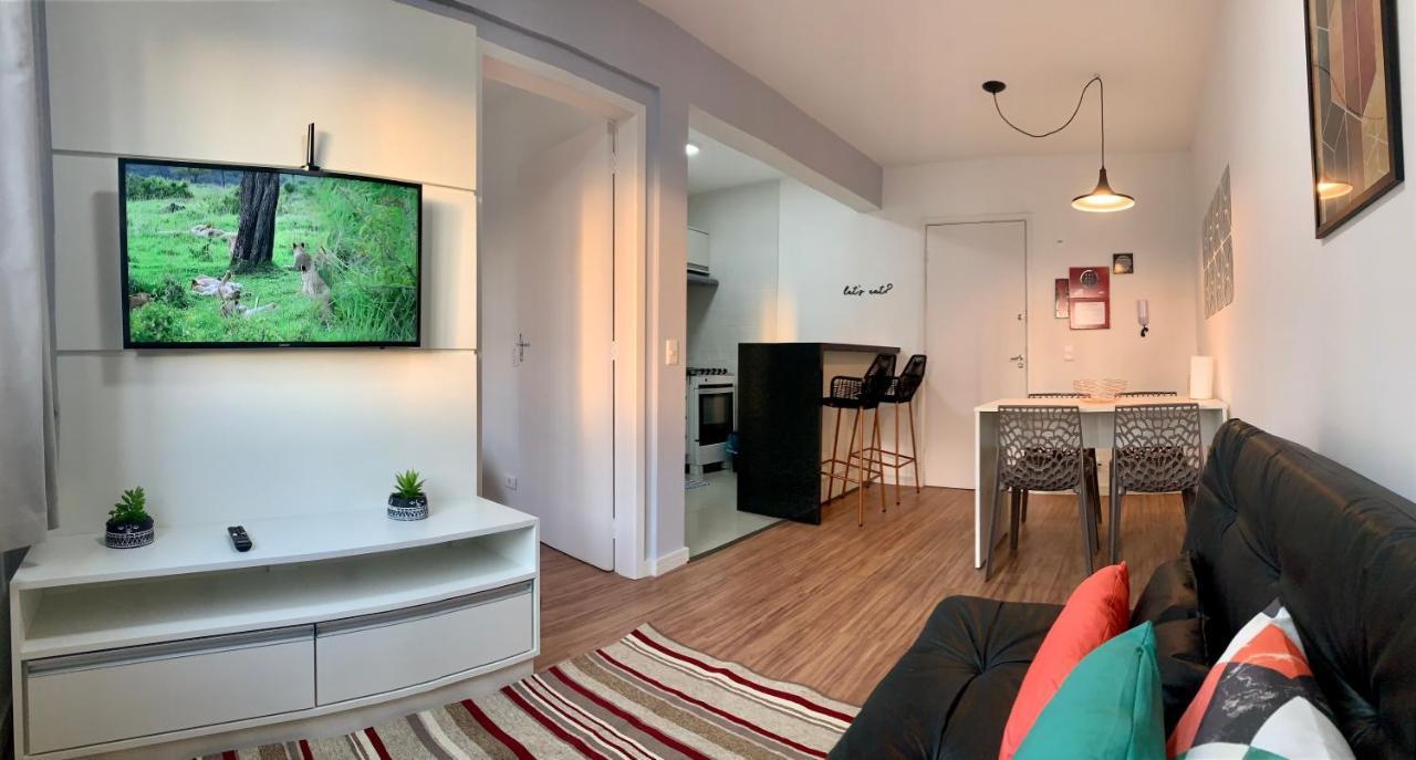 707- Apartamento Encantador, Amplo E Decorado, Quarto, Sala, Cozinha, Mobiliario Moderno, Cozinha Completa Com Utensilios , Excelente Vista Da Cidade E Localizacao Privelegiada No Bairro Bigorrilho كوريتيبا المظهر الخارجي الصورة