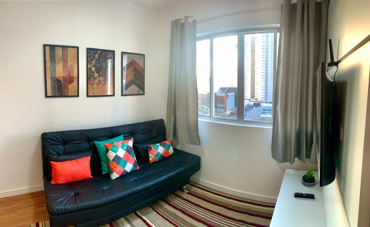 707- Apartamento Encantador, Amplo E Decorado, Quarto, Sala, Cozinha, Mobiliario Moderno, Cozinha Completa Com Utensilios , Excelente Vista Da Cidade E Localizacao Privelegiada No Bairro Bigorrilho كوريتيبا المظهر الخارجي الصورة